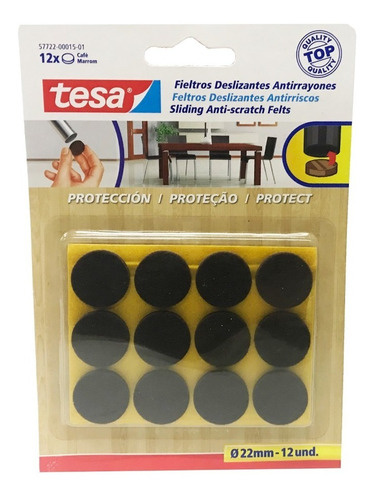 Tope Con Fieltro Para Silla Autoadhesivo Tesa