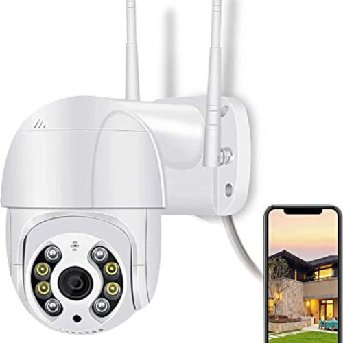 Câmera Ip Externa Rotativa Wifi Simples Instalação Visão