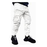 Jogger Cargo Gabardina Strech Para Hombre Pantalón Casual