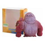 4pcs Gorilla Toys Juguete Antiestrés Suave Estirable Monkey
