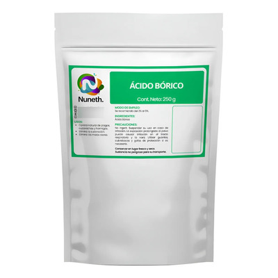 Acido Borico Antitranspirante Astringente Antimicrobio 250 G | MercadoLibre