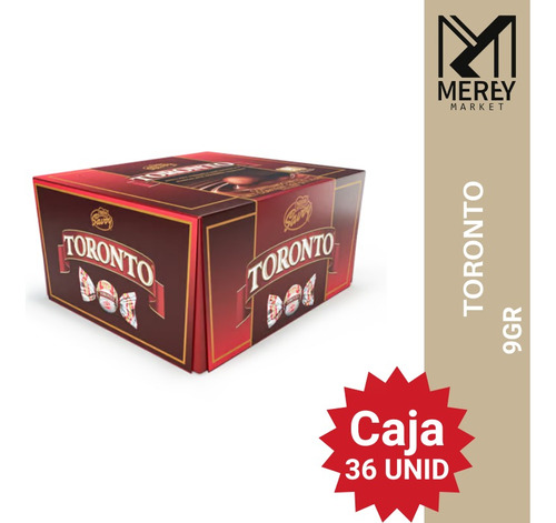 Chocolate Toronto Venezolano (caja X36).  Mereymarket