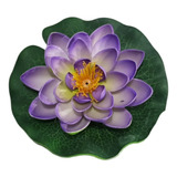 Flor De Loto Flotantes Grande 15 Cm Diametro Goma Eva