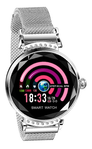 Reloj Inteligente Smartwatch H2 Silver