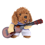 Aaa Divertida Ropa Para Perro, Gato, Guitarrista, Cachorro