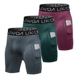 Pantalones Cortos Para Hombre, Ropa Interior Deportiva Con B