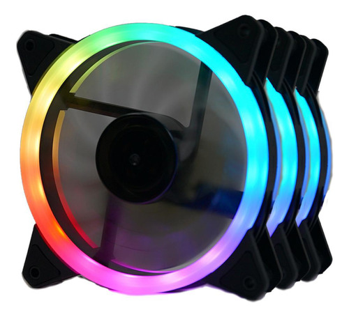 Kit Cooler Fan Redragon Gc-f011 Rgb 3x120mm Para Gabinete