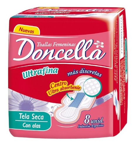 Toalla Doncella Ultra Fina Seca Bulto 50 Paq ( Mayorista )