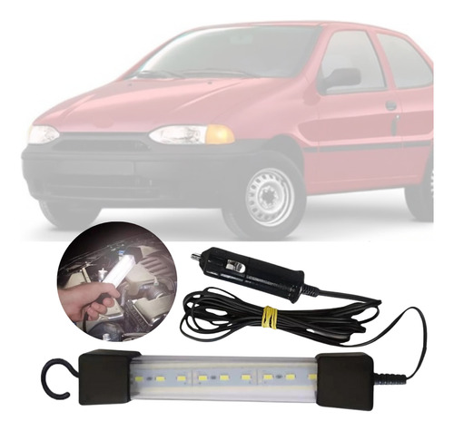 Pendente Cordão Luz Led 12v Bivolt Universal Fiat Palio 