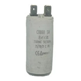 Capacitor Condensador Cbb60 8uf 250v