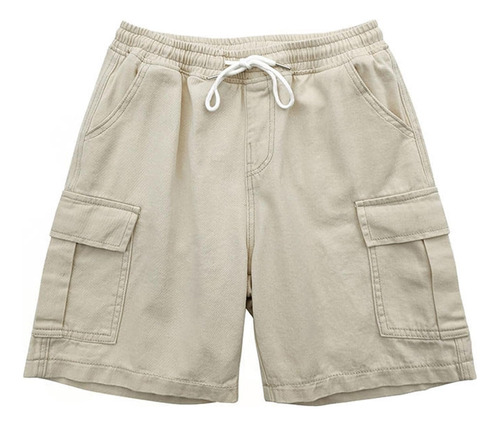 Bermudas Short Hombre Casual Bolsa Playa Cargo Gabardina