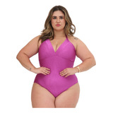 Maio Feminino Plus Size Sem Bojo Moda Praia Verão Moderno