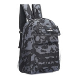 Mochila Tactica Alpine Skate Camuflada New Ar1 13696 Ellobo Color Negro Camuflado