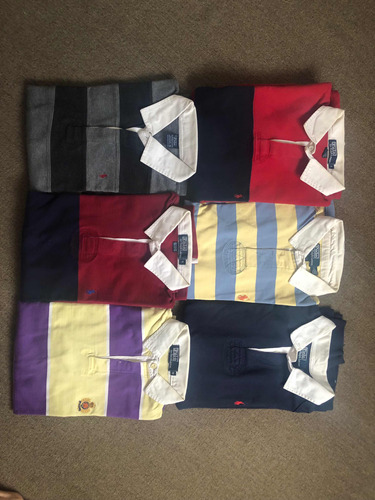 Lote De (6) Buzos Rugby Polo Ralph Lauren Usados Sisa 50-60