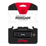 Unidad Solida Kingston M.2 Fury Renegade Nvme Pcie 2tb