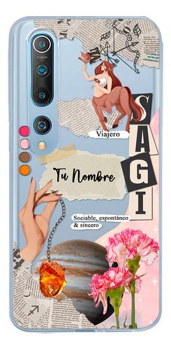 Funda Para Xiaomi Mujer Signo Zodiaco Sagitario Con Nombre