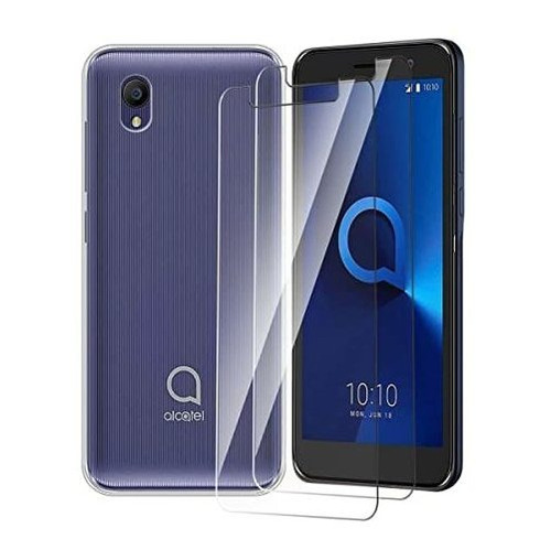 Funda Lwei Para Alcatel 1 2021+ [paquete De 2] Glass Screen