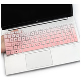 Cubre Teclado Ingles Para Hp Laptop Pavilion - Degrade Rosa