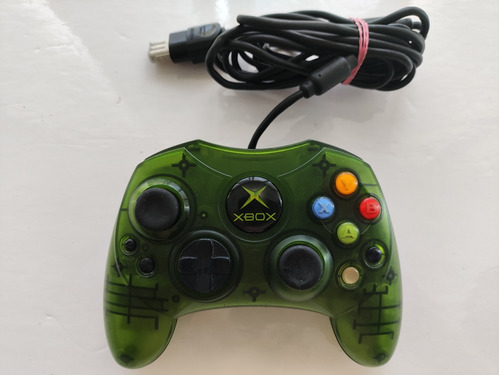 Control Original Microsoft Xbox Clasico Edicion Verde Cclear