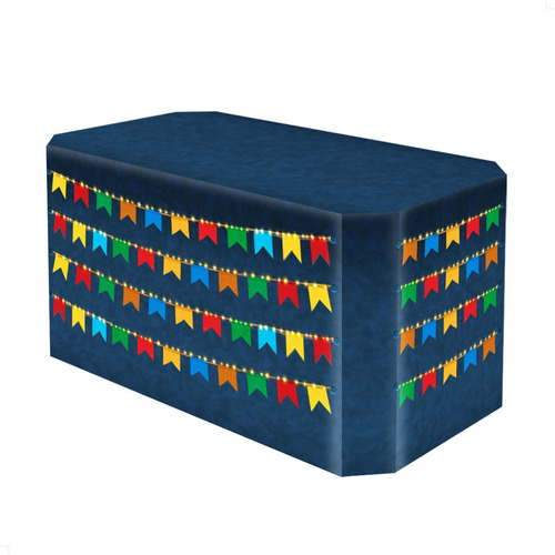 Capa Decoração De Mesa Festa Junina Em Tecido Veste Fácil