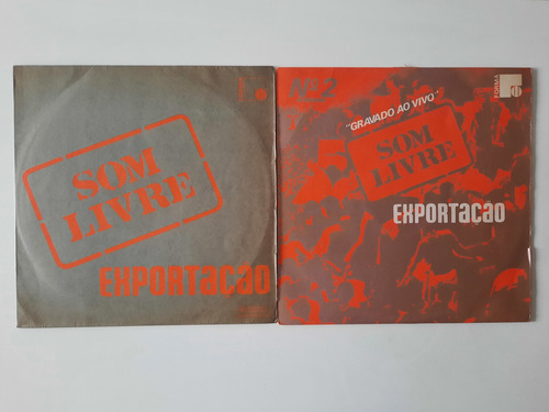 2 Lps Som Livre Exportação 1/ N°2 Forma 1971  