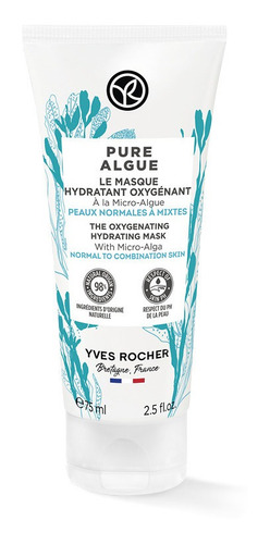 Yves Rocher Mascarilla Facial Hidratante Oxigenante