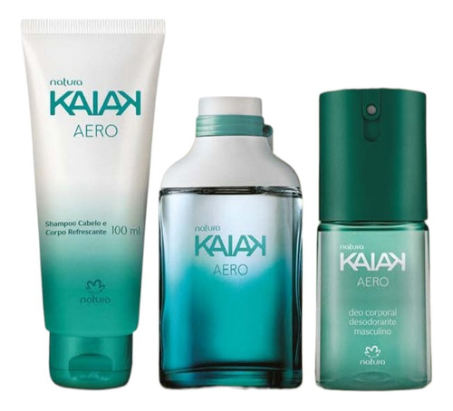 Kit Kaiak Aero Masculino Perfume, Spray Y Shampoo - Ave Feni