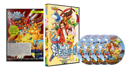 Dvd Digimon Savers Completo Dublado Edição De Colecionador