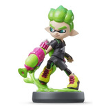 Inkling Boy Neon Green Splatoon 2 Amiibo