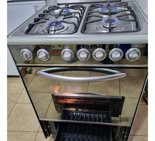 Cocina Domec Multigas Spiedo 60cm Cxcltsv Reflex
