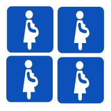 Sticker Embarazadas Para Autos Puertas Cristales Etc