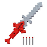 Espada Lanzadardos Nerf Minecraft Heartstealer 