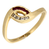 Anillo De 14k Oro Amarillo, 1.8 Gramos