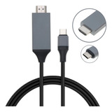 Cabo Conversor Adaptador Usb Type-c P/ Displayport 8k 1,8m