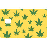Carátula Skin Cover Sticker Tarjeta Crazy Cards Weed Collage