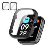 Funda Bumper Para Xiaomi Redmi Watch 3/3 Lite/3 Active Negro