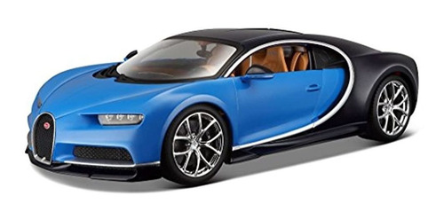 2016 Bugatti Chiron Blue 1:18 Diecast Modelo Coche