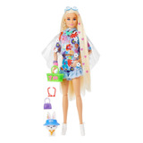 Muñeca Barbie Fashionista Extra N° 12 Con Mascota