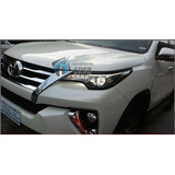 Aros De Óptica Negro Mate Mascara Toyota Hilux Sw4