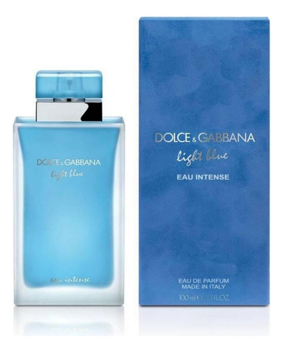 Perfume Light Blue Intense 100ml Eau De Parfum+amostra