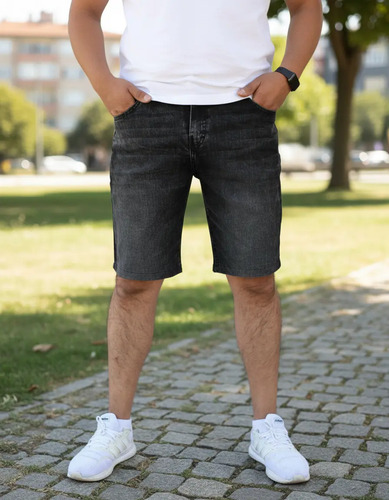Bermuda Short Skinny De Mezclilla Stretch John Silver | Envío gratis