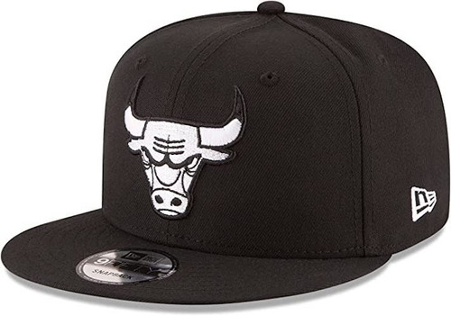 New Era Gorra Chicago Bulls Black 9fifty Snapback Ajustable