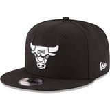 New Era Gorra Chicago Bulls Black 9fifty Snapback Ajustable