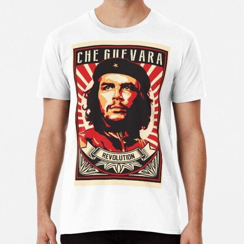 Remera Che Guevara Viva La Revolucion Algodon Premium 