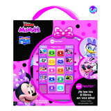 Lector Electrónico Disney Junior Minnie Biblioteca 8 Libros