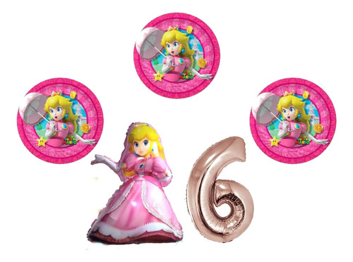 Globos Princesa Peach