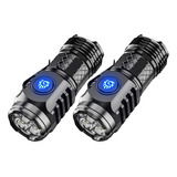 2 Linternas Alemanas Monster Mini Flash Super Power De Tres