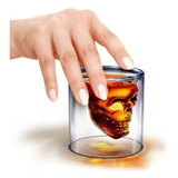 Pack 10 Vaso Calavera Cristal Whisky Grande 13 Cm De Vidrio 