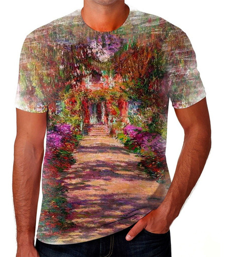 Camisa Camiseta Claude Monet Pintor E Artes Top 01