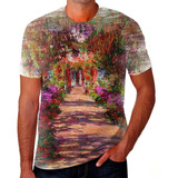Camisa Camiseta Claude Monet Pintor E Artes Top 01